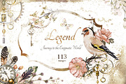 Watercolor collection - Legend, a Texture Illustration by Lisima (Thumbnail 1 of 10)