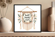 Boho Mothers Day Clipart, an Illustration by DreamCafeArt (Thumbnail 5 of 6)