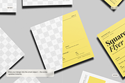 Square Flyer Mockup, an Advertising Mockup by Toasin Studio (Thumbnail 2 of 7)