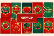 9 Christmas Instagram Stories Bundle, a Social Media Template by Creative Designs (Thumbnail 1 of 2)