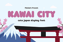 Kawai City - Cute Japan Display Font