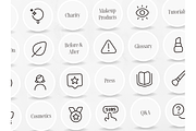 100 Beige MakeUp Story Highlights, a Social Media Template by PatternLab. (Thumbnail 8 of 9)