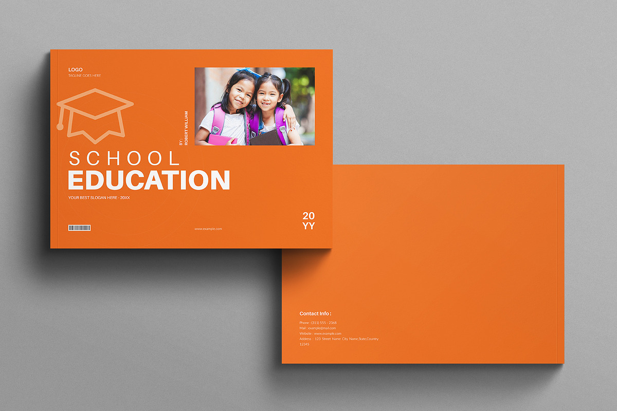 Education Template Landscape, a Brochure Template by E-Type (Photo 7 of 7)