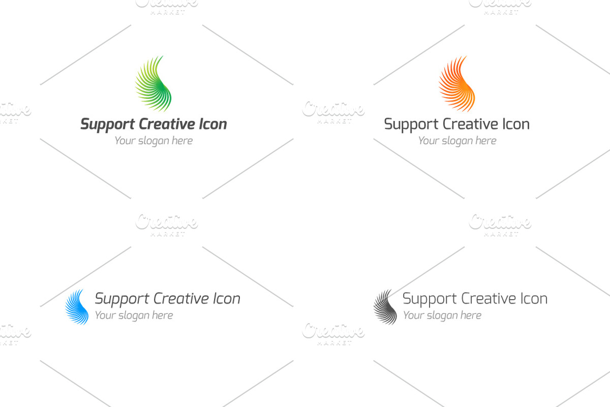 Support Creative Icon Logo, a Branding & Logo Template by BdThemes