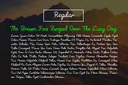Torsion Font, a Script Font by MRI STUDIO (Thumbnail 6 of 8)