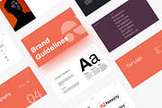 Coral | Brand Guidelines Template, a Presentation Template by CreativeSoup.io (Thumbnail 1 of 10)