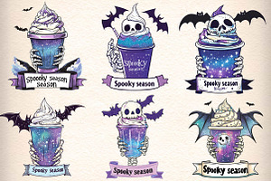 Halloween Coffee Cup Clipart