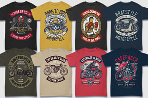 100 Retro Tshirt Designs Bundle