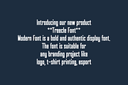 Treecle - Font, a Sans Serif Font by artchiles_design (Thumbnail 3 of 5)