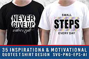 Quotes T shirt Design Bundle, a Graphic by D2PUTRI (Thumbnail 7 of 17)