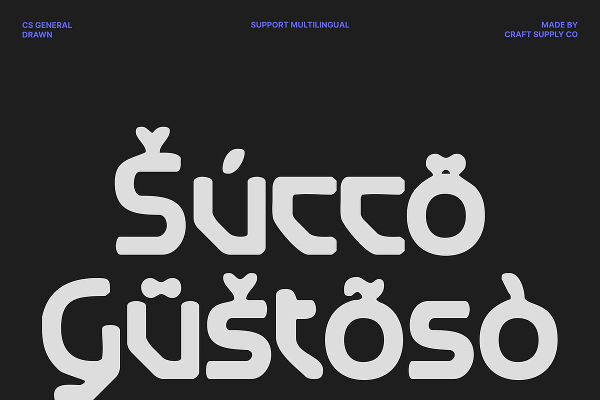 CS General Drawn, a Sans Serif Font by Craft Supply Co. (Photo 6 of 8)