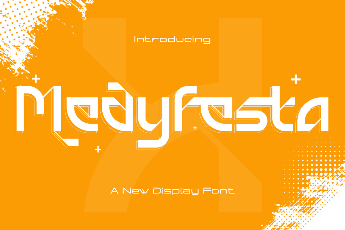 Medyfesta - Modern Display Typeface, a Sans Serif Font by Rishsketch (Photo 1 of 11)