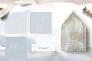 Scandi Leaf Collection, a Texture Illustration by Julia Dreams (Thumbnail 3 of 8)