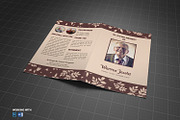 Funeral Program Template Printable, a Brochure Template by Madhabi Studio (Thumbnail 3 of 5)