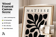 Wood Framed Canvas 2x3 PSD Mockup, a Household Mockup by Julian Adams (Thumbnail 2 of 3)