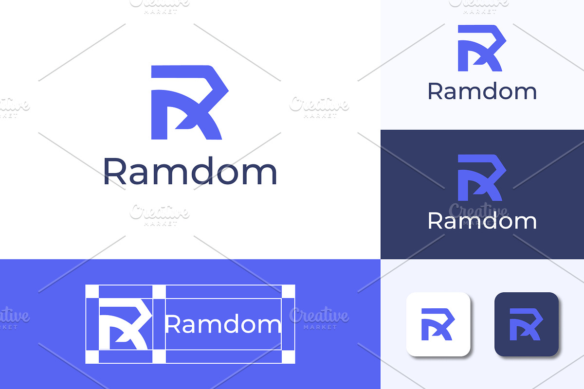 Modern R Letter Logo Design, a Branding & Logo Template by Orin Creative (Photo 1 of 5)