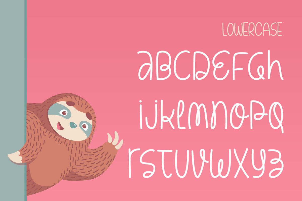 Lazy Cuties Font preview 6