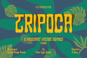 Tripoca Font! A Hand Drawn Font