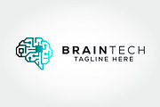 AIBrain Technology Circuit Board, a Branding & Logo Template by PrastHF (Thumbnail 1 of 2)