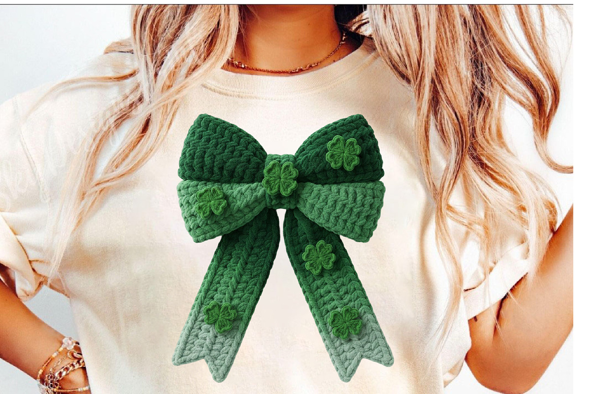 St Patrick’s Day Bow PNG, an Illustration by DreamCafeArt (Photo 8 of 8)
