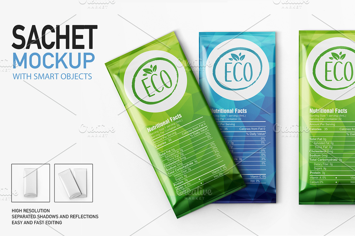 SACHET MOCKUP, a Books & Magazine Mockup by Moonlight Creative (Photo 6 of 6)