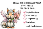 Whimsical Easter Squirrel Clipart, an Illustration by OK Design (Thumbnail 5 of 6)
