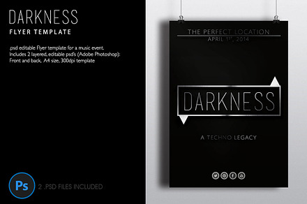 Darkness Flyer Template
