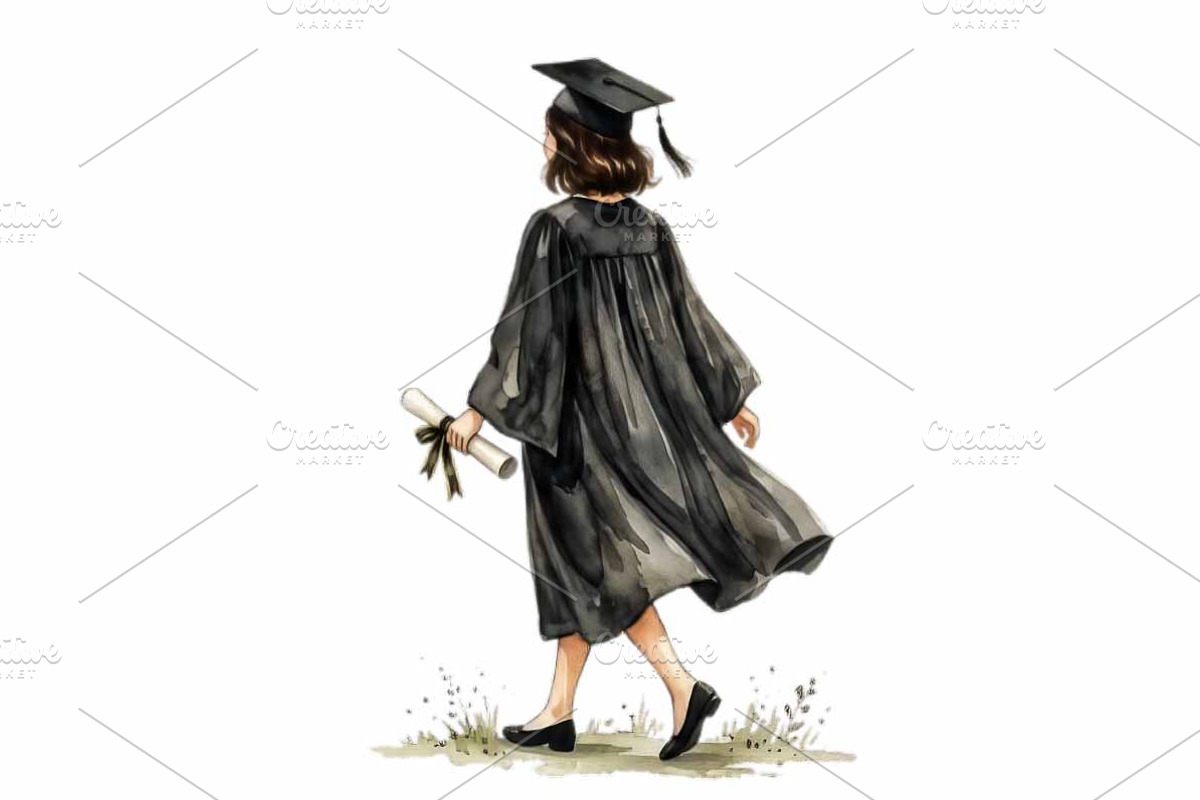 Graduation Clipart Collection PNGs, an Education Illustration by VetalStock (Photo 6 of 20)