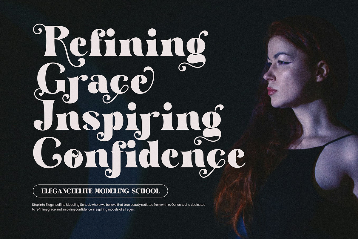 Minthe Elegant Ligature Serif Font, a Serif Font by Perfectype (Photo 5 of 8)