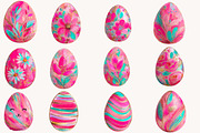 Brushstroke Whimsical Easter Egg cli, an Illustration by Designworld (Thumbnail 3 of 9)