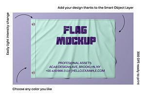 Signage Mockups Vol.4 - Flag Mockups