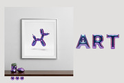 Cyber Party 3D Alphabet –Iridescent, an Illustration by 3d_model_tifotizi (Thumbnail 2 of 4)