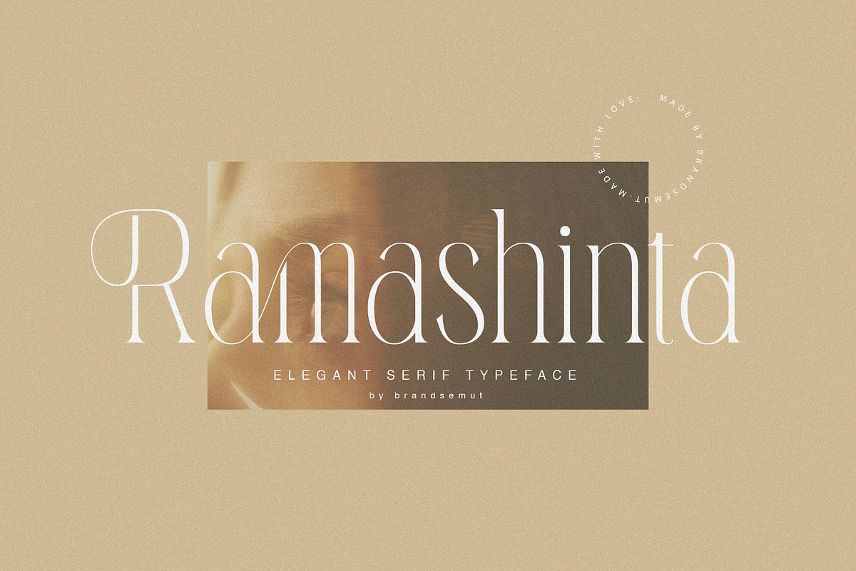 Ramashinta // Stylish Modern Serif, a Serif Font by BrandSemut (Photo 1 of 9)