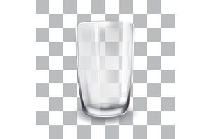 illustration of empty glass cup, a Food Illustration by piter.goskov