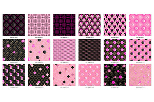 Chic Roses Digital Paper