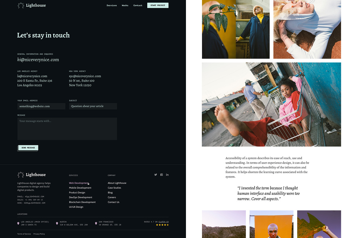 Agency / Portfolio Website Template, a Websites & App Template by Nice, Very Nice (Photo 6 of 7)