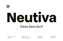 Neutiva Clean Sans Serif