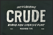 Crude OpenTypeSvg  UPDATE, a Sans Serif Font by maghrib (Thumbnail 2 of 8)