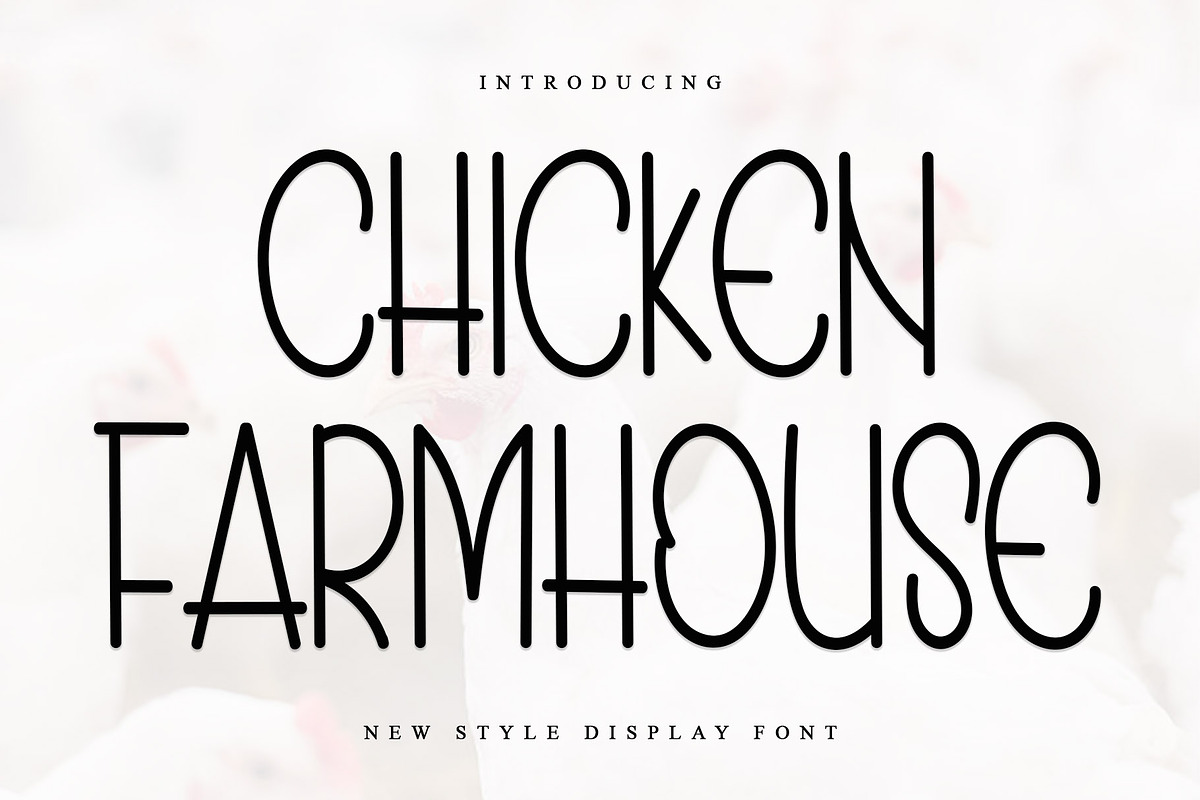 CHICKEN FARMHOUSE, a Serif Font by InermediaSTUDIO (Photo 1 of 7)
