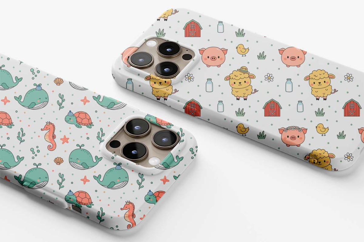 Children’s Baby Animal Patterns SVG, a Pattern Graphic by one-touch (Photo 3 of 14)