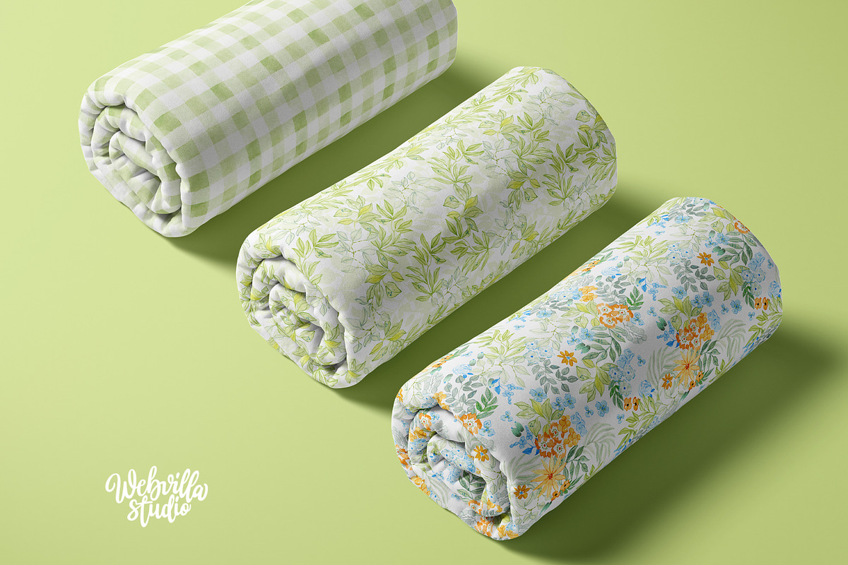 Trio 7 Granny Chic Patterns, a Pattern Graphic by Webvilla Studio (Photo 6 of 8)
