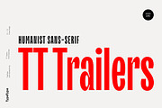 TT Trailers, a Sans Serif Font by TypeType (Thumbnail 1 of 15)
