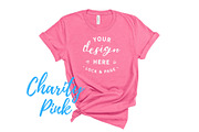 Bella Canvas TShirt Mockups On White, a Shirt Mockup by lock and page (Thumbnail 71 of 92)