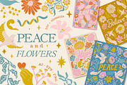 Positive quotes & floral clipart set, a Decorative Illustration by ElenKoss (Thumbnail 1 of 5)