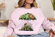 Whimsical Gardening Woodland Clipart, an Illustration by Canvas Craft (Thumbnail 4 of 7)