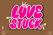 Love Stuck, a Sans Serif Font by BBtypeStudios (Thumbnail 1 of 8)