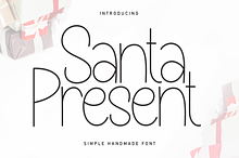 Santa Present | Script Font