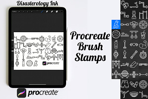 Gym & Fitness Set 1 Procreate Brush
