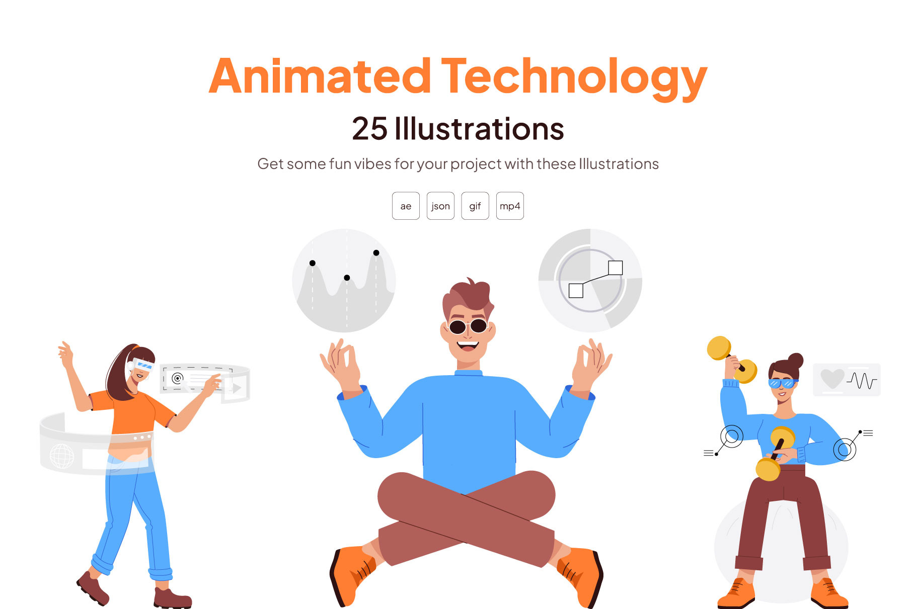 Technology Illustration Set