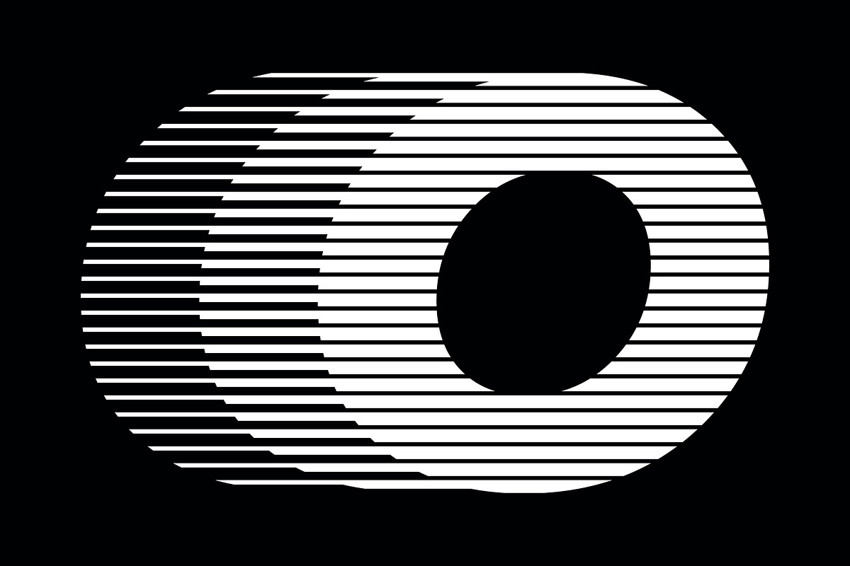 Letter O speed motion lines logo, a Branding & Logo Template by Leksono (Photo 2 of 2)